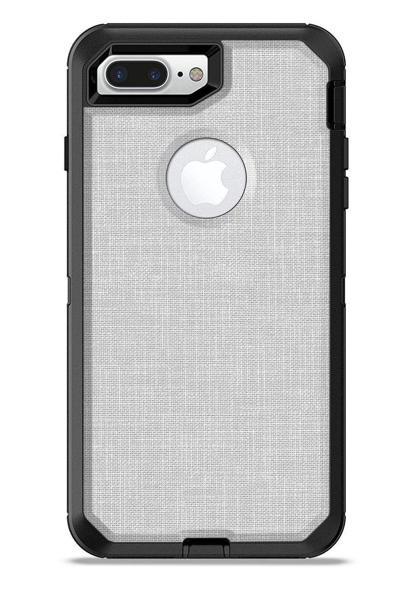 Scratched Gray Fabric Surface - iPhone 7 or 7 Plus Commuter Case Skin Kit