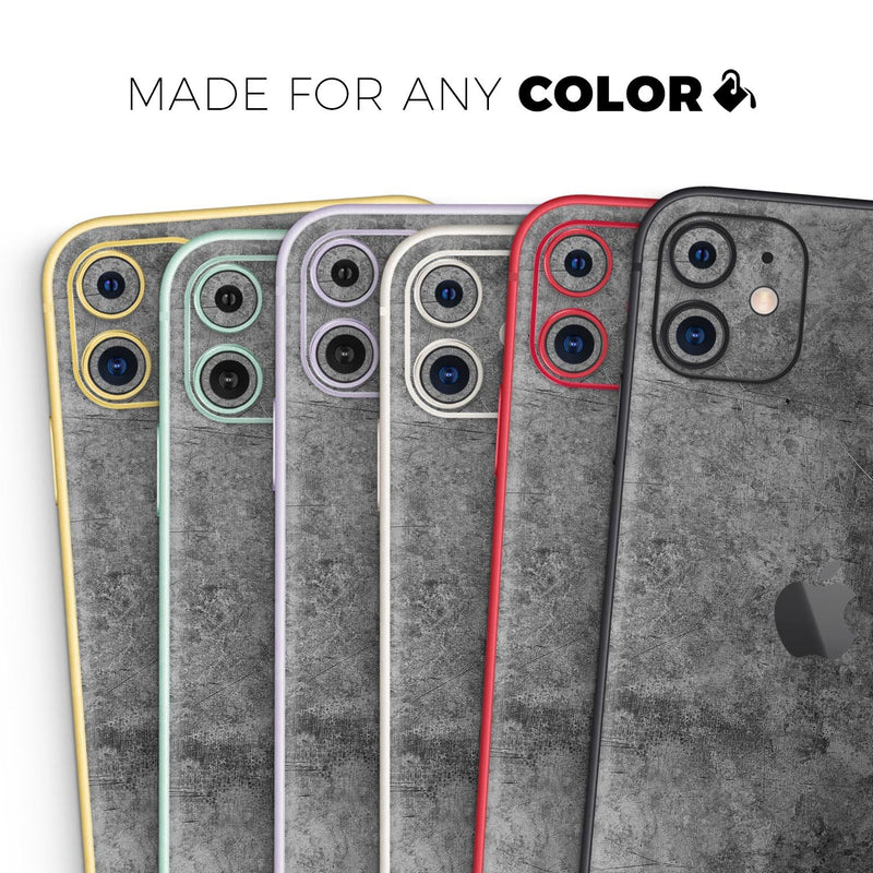 Scratched Metal Fab - Skin-Kit for the Apple iPhone 11, 11 Pro or 11 Pro Max