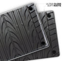 Shiny Black Tire Tread - Skin Decal Wrap Kit Compatible with the Apple MacBook Pro, Pro with Touch Bar or Air (11", 12", 13", 15" & 16" - All Versions Available)