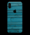 Signature Blue Wood Planks - iPhone XS MAX, XS/X, 8/8+, 7/7+, 5/5S/SE Skin-Kit (All iPhones Avaiable)