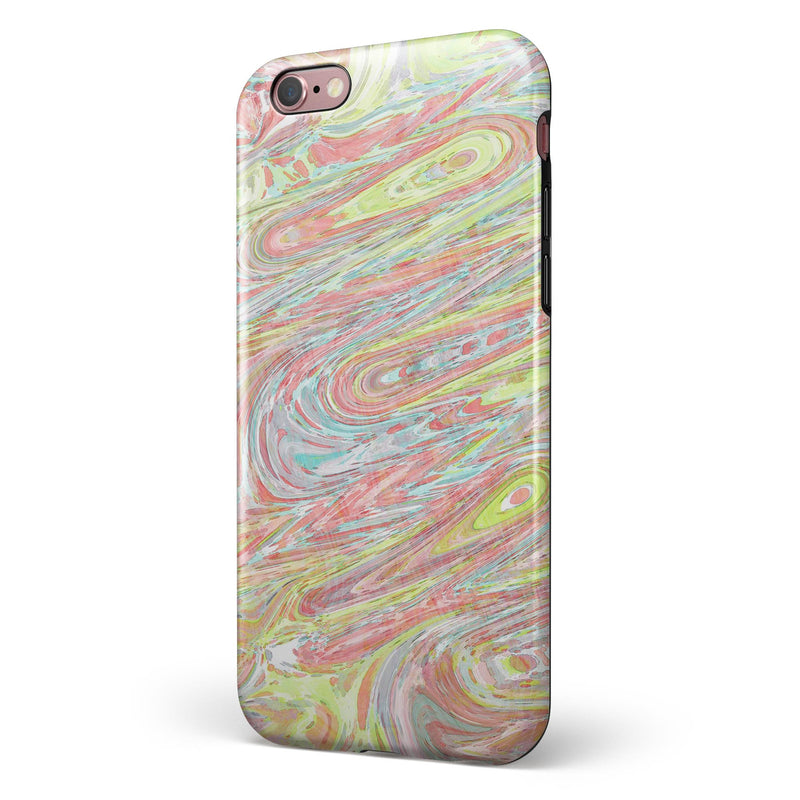 Slate Marble Surface V36 iPhone 6/6s or 6/6s Plus 2-Piece Hybrid INK-Fuzed Case