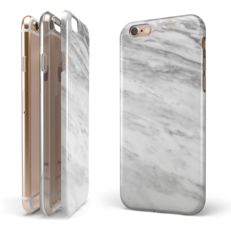 Slate Marble Surface V9 iPhone 6/6s or 6/6s Plus 2-Piece Hybrid INK-Fuzed Case