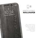 Smooth Gray Wood V2 - Skin-Kit for the Apple iPhone 11, 11 Pro or 11 Pro Max