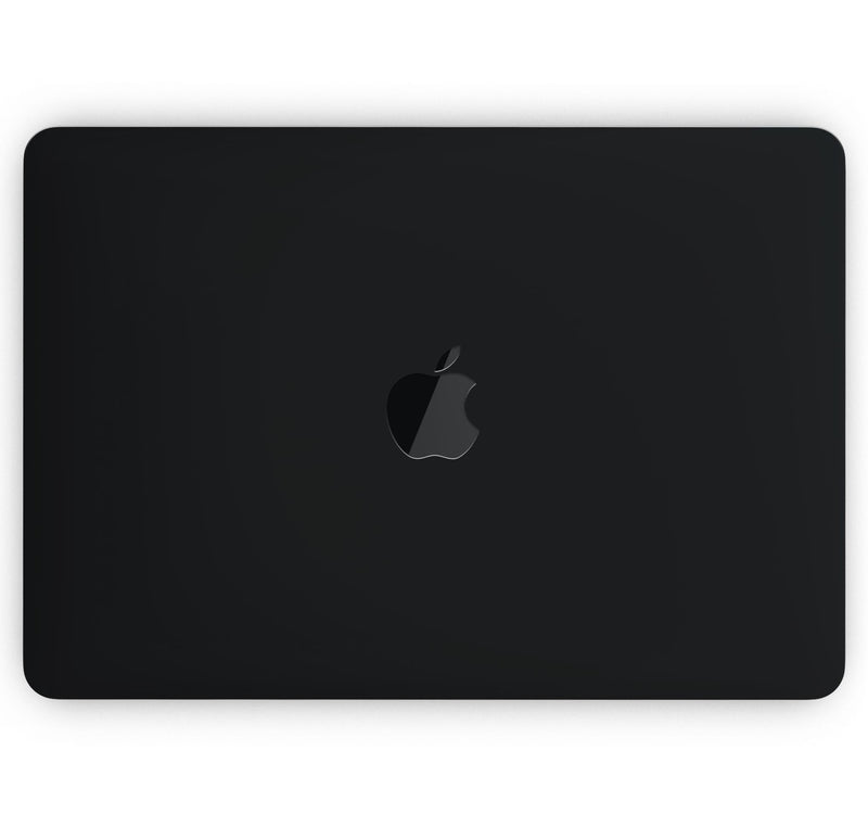 The Solid State Black - Skin Decal Wrap Kit Compatible with the Apple MacBook Pro, Pro with Touch Bar or Air (11", 12", 13", 15" & 16" - All Versions Available)