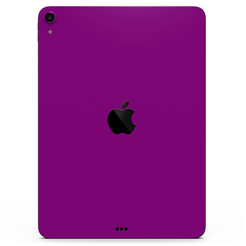 Solid Dark Purple - Full Body Skin Decal for the Apple iPad Pro 12.9", 11", 10.5", 9.7", Air or Mini (All Models Available)