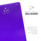Solid Purple - Full Body Skin Decal for the Apple iPad Pro 12.9", 11", 10.5", 9.7", Air or Mini (All Models Available)