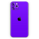 Solid Purple - Skin-Kit compatible with the Apple iPhone 12, 12 Pro Max, 12 Mini, 11 Pro or 11 Pro Max (All iPhones Available)