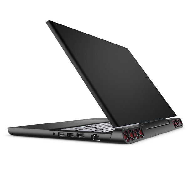 Solid State Black - Full Body Skin Decal Wrap Kit for the Dell Inspiron 15 7000 Gaming Laptop (2017 Model)