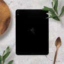 Solid State Black - Full Body Skin Decal for the Apple iPad Pro 12.9", 11", 10.5", 9.7", Air or Mini (All Models Available)