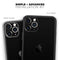 Solid State Black - Skin-Kit compatible with the Apple iPhone 12, 12 Pro Max, 12 Mini, 11 Pro or 11 Pro Max (All iPhones Available)