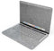 Sparkling Silver Ultra Metallic Glitter - Skin Decal Wrap Kit Compatible with the Apple MacBook Pro, Pro with Touch Bar or Air (11", 12", 13", 15" & 16" - All Versions Available)