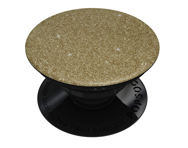 Sparkling Gold Ultra Metallic Glitter - Skin Kit for PopSockets and other Smartphone Extendable Grips & Stands