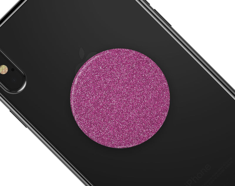 Sparkling Pink Ultra Metallic Glitter - Skin Kit for PopSockets and other Smartphone Extendable Grips & Stands