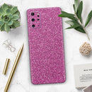 Sparkling Pink Ultra Metallic Glitter - Full Body Skin Decal Wrap Kit for Samsung Galaxy Phones