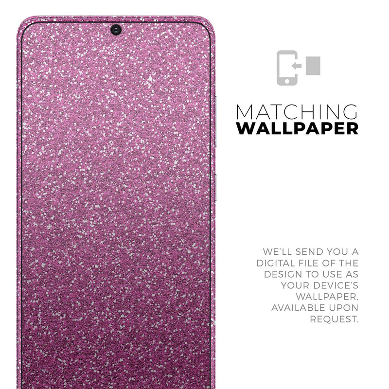 Sparkling Pink Ultra Metallic Glitter // Skin Decal Wrap Cover for