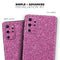 Sparkling Pink Ultra Metallic Glitter - Full Body Skin Decal Wrap Kit for Samsung Galaxy Phones