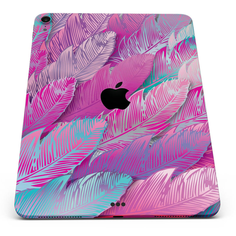 Spectral Vector Feathers - Full Body Skin Decal for the Apple iPad Pro 12.9", 11", 10.5", 9.7", Air or Mini (All Models Available)