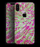 Spiral Tie Dye V4 - iPhone XS MAX, XS/X, 8/8+, 7/7+, 5/5S/SE Skin-Kit (All iPhones Avaiable)