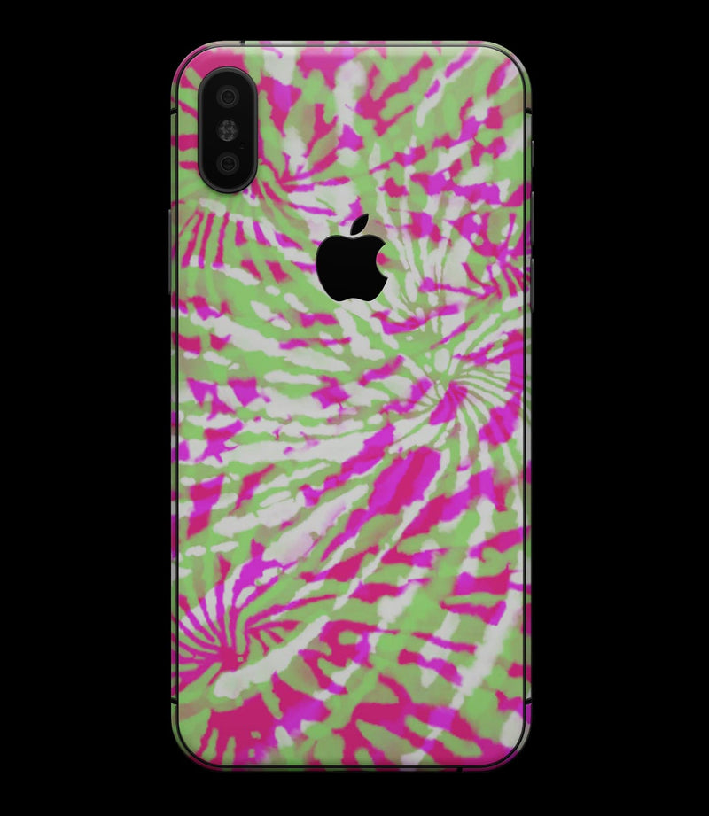 Spiral Tie Dye V4 - iPhone XS MAX, XS/X, 8/8+, 7/7+, 5/5S/SE Skin-Kit (All iPhones Avaiable)