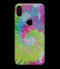 Spiral Tie Dye V7 - iPhone XS MAX, XS/X, 8/8+, 7/7+, 5/5S/SE Skin-Kit (All iPhones Avaiable)