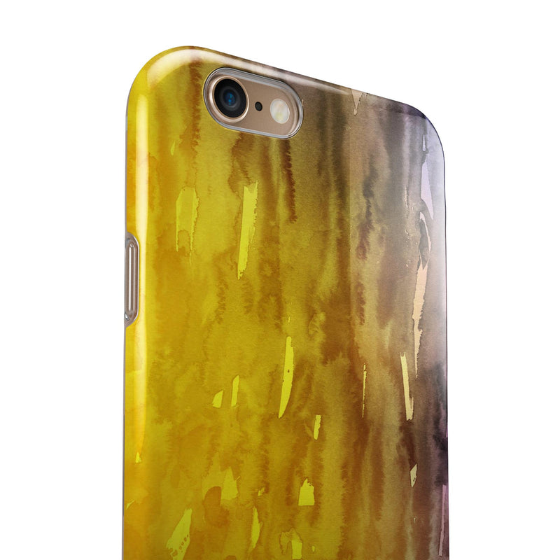 Splattered 42521 Absorbed Watercolor Texture iPhone 6/6s or 6/6s Plus 2-Piece Hybrid INK-Fuzed Case