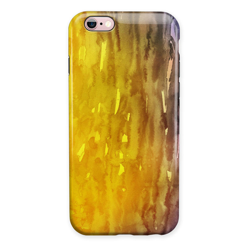 Splattered 42521 Absorbed Watercolor Texture iPhone 6/6s or 6/6s Plus 2-Piece Hybrid INK-Fuzed Case