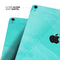 Subtle Neon Turquoise Surface - Full Body Skin Decal for the Apple iPad Pro 12.9", 11", 10.5", 9.7", Air or Mini (All Models Available)
