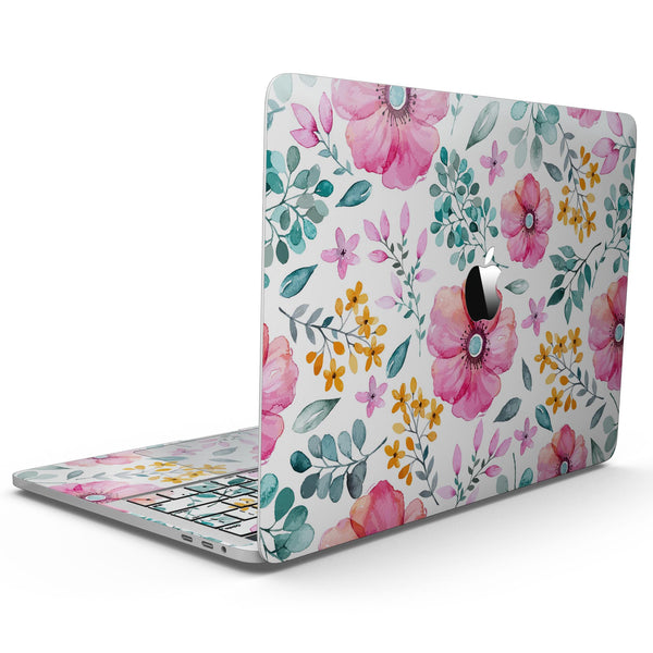 MacBook Pro with Touch Bar Skin Kit - Subtle_Watercolor_Pink_Floral-MacBook_13_Touch_V9.jpg?