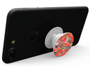 Summer Floral Coral v2 - Skin Kit for PopSockets and other Smartphone Extendable Grips & Stands