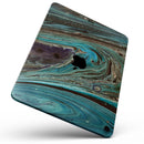 Swirling Dark Acrylic Marble - Full Body Skin Decal for the Apple iPad Pro 12.9", 11", 10.5", 9.7", Air or Mini (All Models Available)