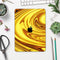 Swirling Liquid Gold  - Full Body Skin Decal for the Apple iPad Pro 12.9", 11", 10.5", 9.7", Air or Mini (All Models Available)