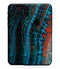Teal Blue Red Dragon Vein Agate V2 - iPhone XS MAX, XS/X, 8/8+, 7/7+, 5/5S/SE Skin-Kit (All iPhones Avaiable)