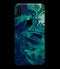 Teal Oil Mixture - iPhone XS MAX, XS/X, 8/8+, 7/7+, 5/5S/SE Skin-Kit (All iPhones Avaiable)