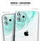 Teal v4 Textured Marble - Skin-Kit compatible with the Apple iPhone 12, 12 Pro Max, 12 Mini, 11 Pro or 11 Pro Max (All iPhones Available)