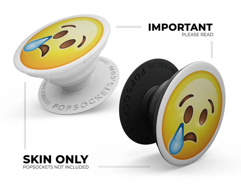 Tears Emoticon Emoji - Skin Kit for PopSockets and other Smartphone Extendable Grips & Stands