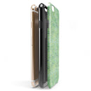 Teeny Tiny Green Watercolor Polka Dots iPhone 6/6s or 6/6s Plus 2-Piece Hybrid INK-Fuzed Case