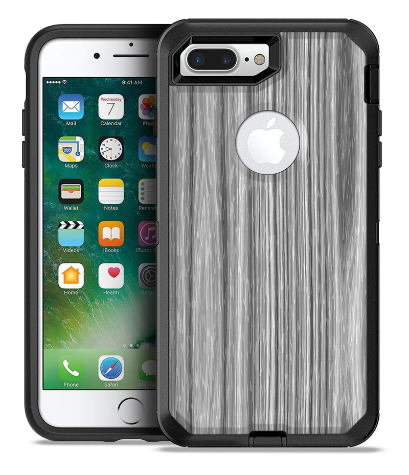 Textured Gray Dyed Surface - iPhone 7 or 7 Plus Commuter Case Skin Kit
