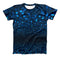 The 50 Shades of Unfocused Blue ink-Fuzed Unisex All Over Full-Printed Fitted Tee Shirt