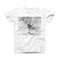 The Abstract Black and White WaterColor Vivid Tree ink-Fuzed Front Spot Graphic Unisex Soft-Fitted Tee Shirt