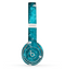 The Abstract Bleu Paint Splatter Skin Set for the Beats by Dre Solo 2 Wireless Headphones