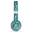 The Abstract Blue Feather Paisley Skin Set for the Beats by Dre Solo 2 Wireless Headphones