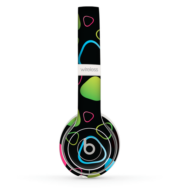 The Abstract Bright Colored Picks Skin Set for the Beats by Dre Solo 2 Wireless Headphones