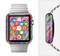 The Abstract Color Strokes Full-Body Skin Set for the Apple Watch