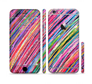 The Abstract Color Strokes Sectioned Skin Series for the Apple iPhone 6/6s