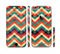 The Abstract Fall Colored Chevron Pattern Sectioned Skin Series for the Apple iPhone 6/6s