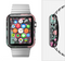 The Abstract Flower Arrangement Full-Body Skin Set for the Apple Watch