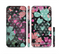 The Abstract Flower Arrangement Sectioned Skin Series for the Apple iPhone 6/6s