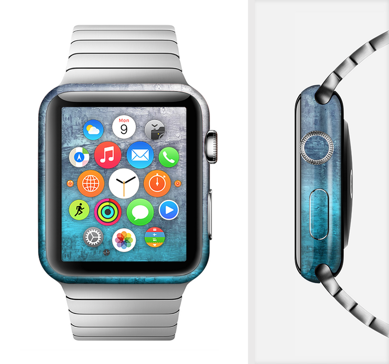 The Abstract Oil Painting Full-Body Skin Set for the Apple Watch