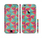 The Abstract Opened Green & Pink Cubes Sectioned Skin Series for the Apple iPhone 6/6s Plus