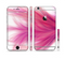 The Abstract Pink Flowing Feather Sectioned Skin Series for the Apple iPhone 6/6s
